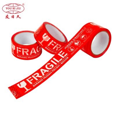 Gekleurde pakket plastic transparante tape Sterk klevende acryl polypropyleen BOPP tape Aangepaste tape voor verpakking