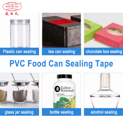 Yourijiu Voedselblikdoos Afdichting Geen Resten PVC Transparante Tape